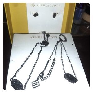 Kendra Scott Black druzy